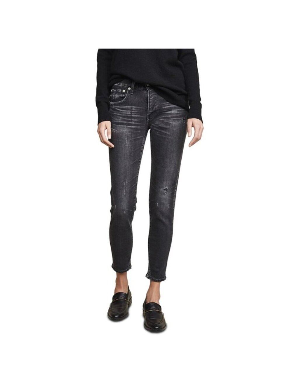 Moussy Vintage Velma Skinny Jeans in black 27